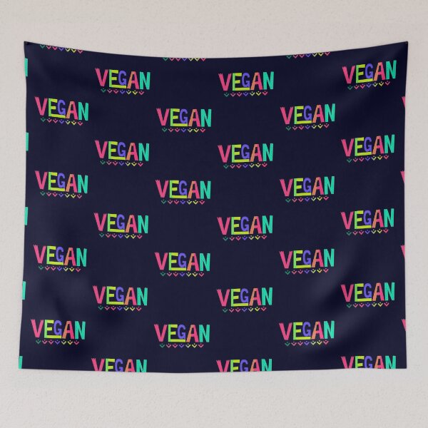 Item preview, Vegan For The Animals - Bright and Fun Vegan Festival Style designed and sold by GreenSlate.