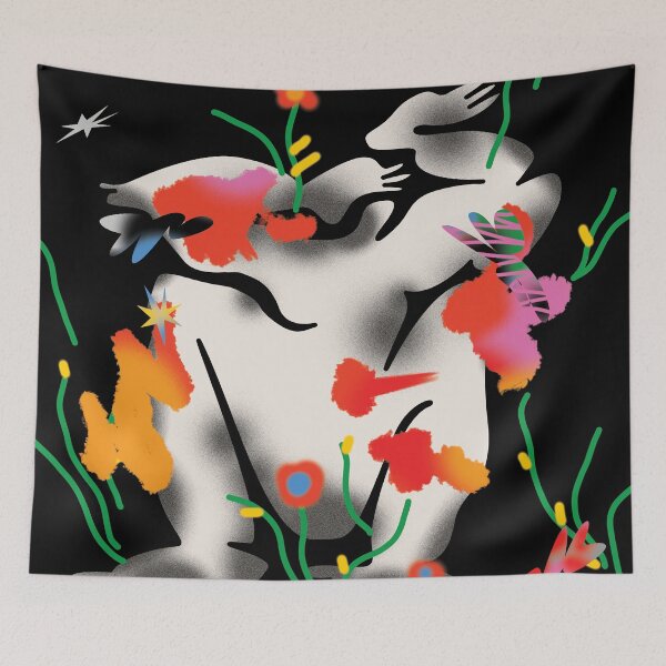 Item preview, Here we go again | Contemporary Illustration | Quote | Figure Urban Graffiti Style designed and sold by Maganagoes.