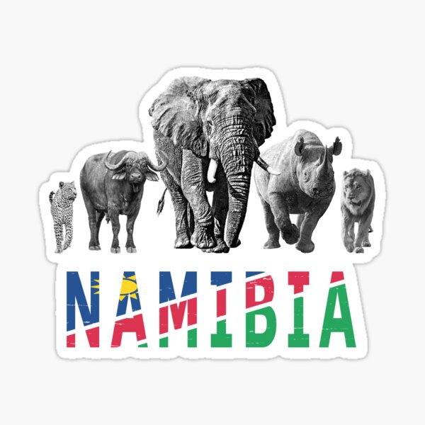 Item preview, Namibia Wildlife Big Five Safari for Namibia Fans designed and sold by Scotch Macaskill.