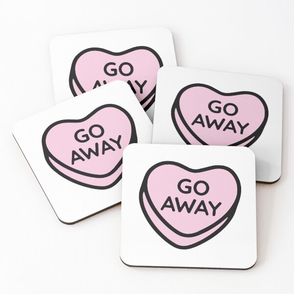 Item preview, Go Away Candy Heart  designed and sold by maura41.