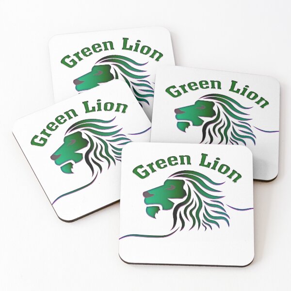 Item preview, Green lion in nature designed and sold by Bigrow.