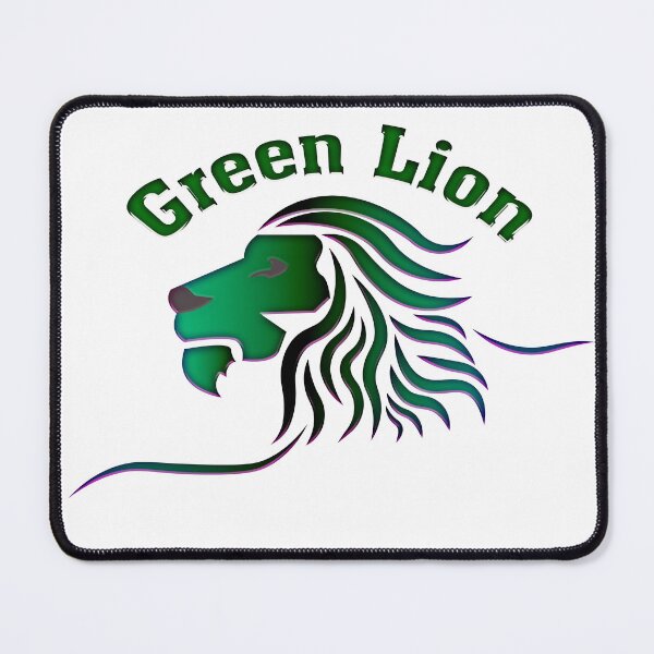 Item preview, Green lion in nature designed and sold by Bigrow.