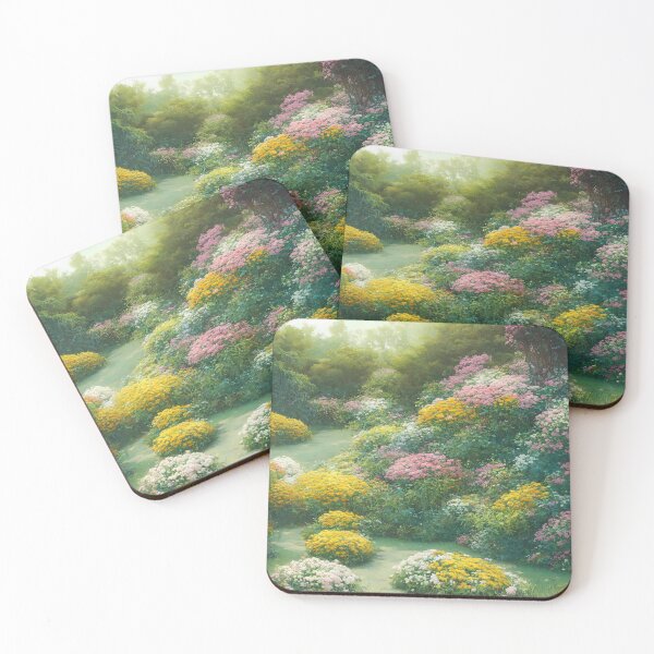 Item preview, Garden of November Chrysanthemums designed and sold by FamiliarPufferfish.
