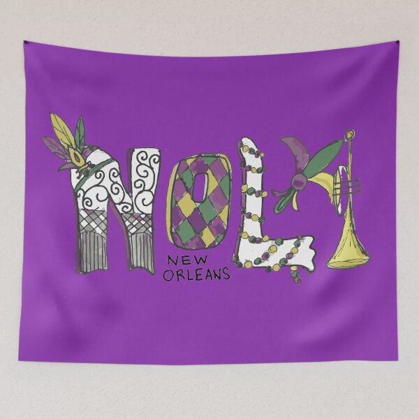 Item preview, NOLA New Orleans Mardi Gras designed and sold by sarahekj.