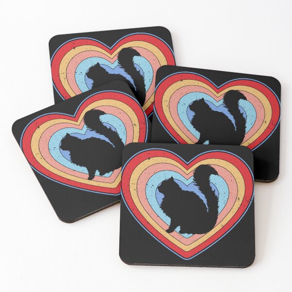 Item preview, Valentine’s Day Cat Vintage Retro Heart designed and sold by AnimalsSpace.