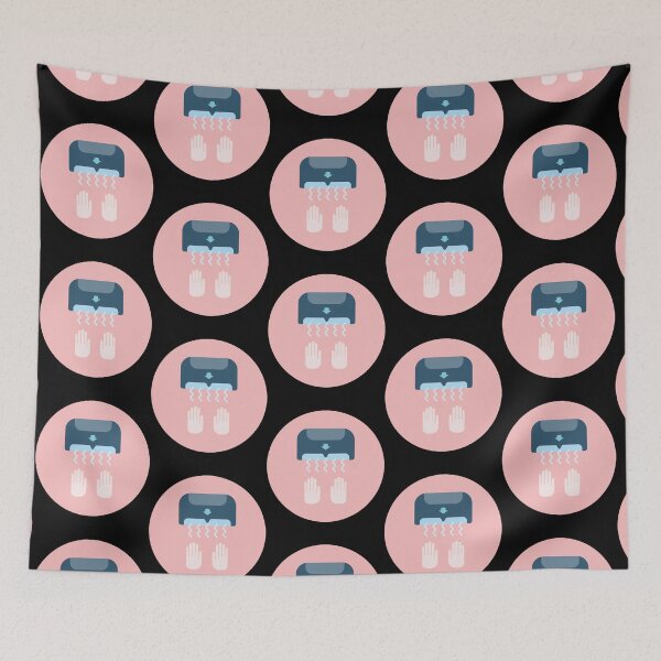 Item preview, Hand Dryer Pink Design        designed and sold by ArticlesForYou.