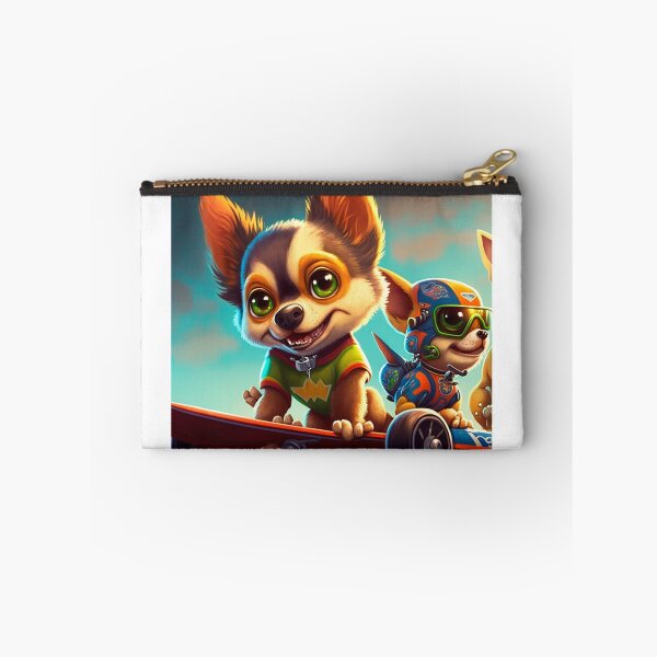 Item preview, Powerful puppy riding a skateboard. speedy dog designed and sold by Cute-and-Co.