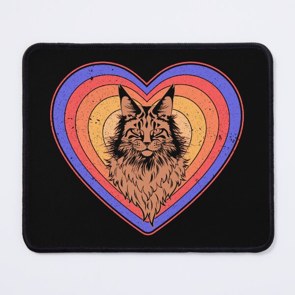 Item preview, Valentine’s Day Cat Vintage Retro Heart designed and sold by AnimalsSpace.