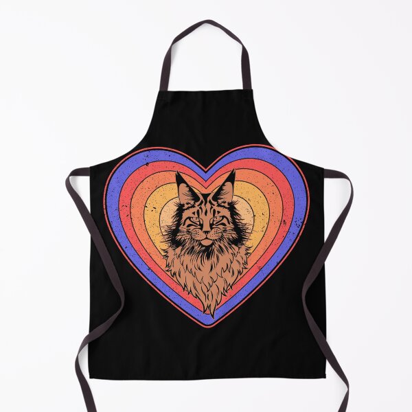 Item preview, Valentine’s Day Cat Vintage Retro Heart designed and sold by AnimalsSpace.