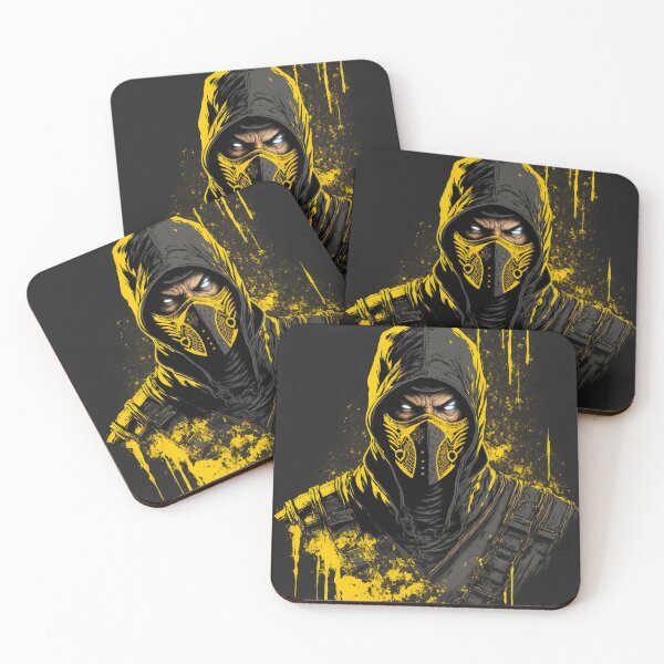 Artikelvorschau, Mortal Kombat Skorpion inspiriertes Poster entworfen und verkauft von Sk00ma.