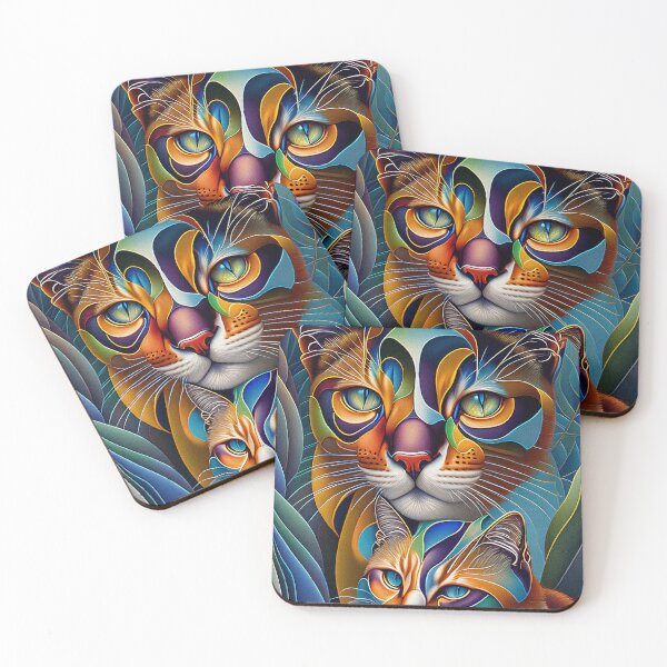 Item preview, tribes cats 8 designed and sold by L. ROCHE.