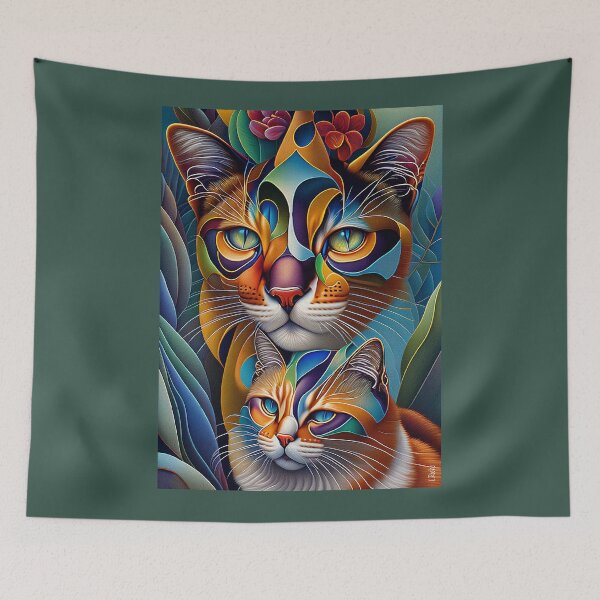 Item preview, tribes cats 8 designed and sold by L. ROCHE.