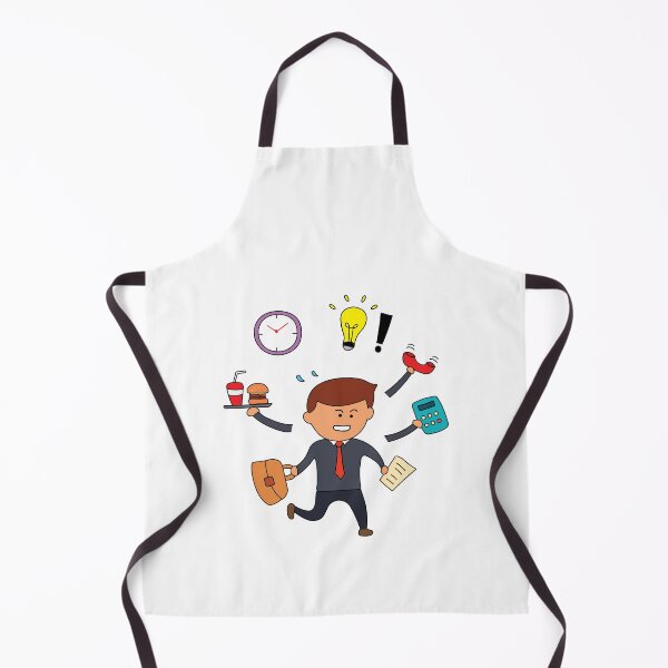 Item preview, kids drawing of Business man multitasking designed and sold by wordspotrayal.
