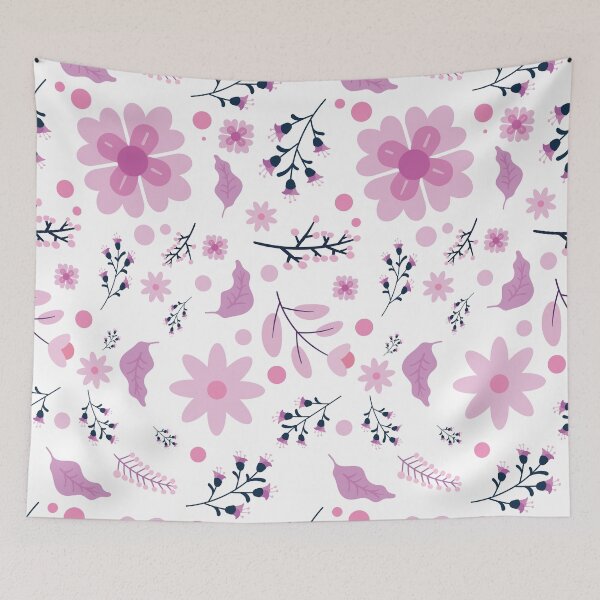 Item preview, Purple Flowery Flamboyance pattern designed and sold by Design_for_merch.