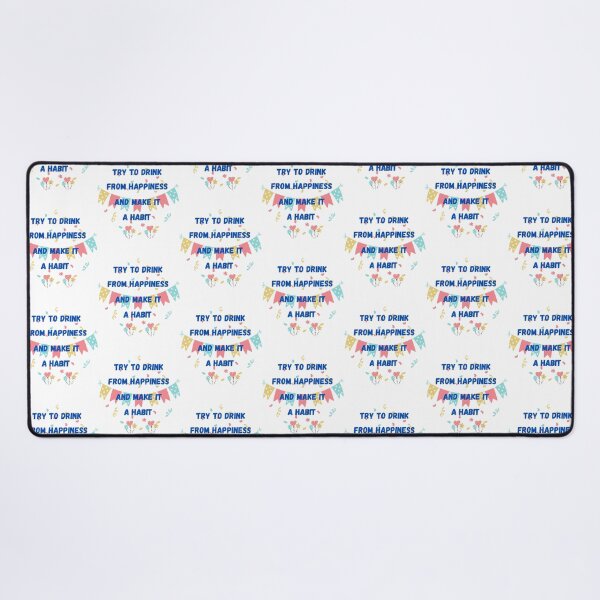 Item preview, try to dring from happiness    designed and sold by ArticlesForYou.