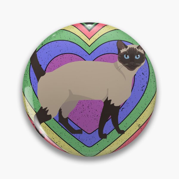 Item preview, Valentine’s Day Cat Vintage Retro Heart designed and sold by AnimalsSpace.