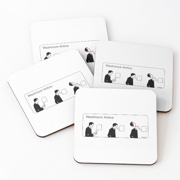 Item preview, Washroom Antics Art Print by Hairyhand designed and sold by ArticlesForYou.