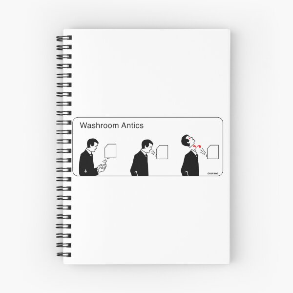 Item preview, Washroom Antics Art Print by Hairyhand designed and sold by ArticlesForYou.