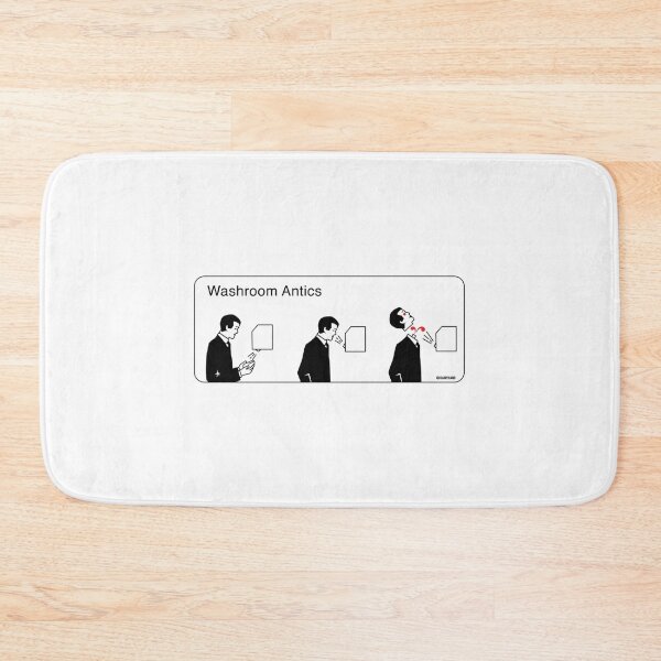 Item preview, Washroom Antics Art Print by Hairyhand designed and sold by ArticlesForYou.