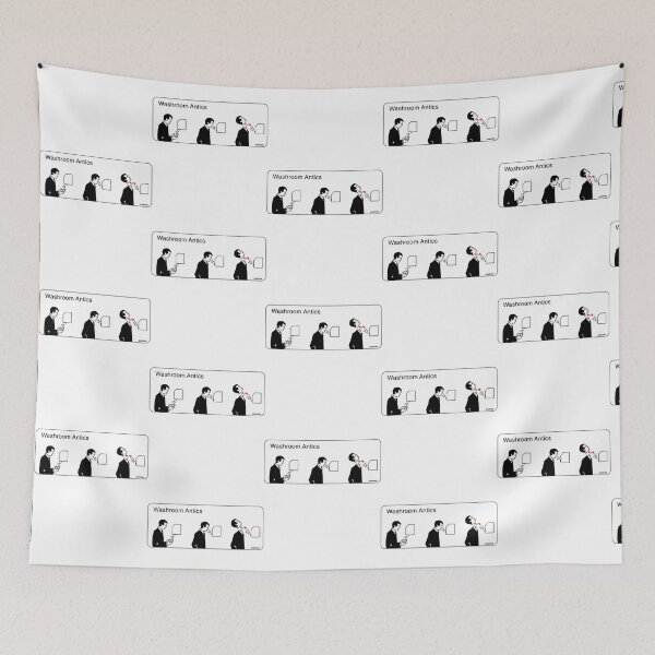 Item preview, Washroom Antics Art Print by Hairyhand designed and sold by ArticlesForYou.