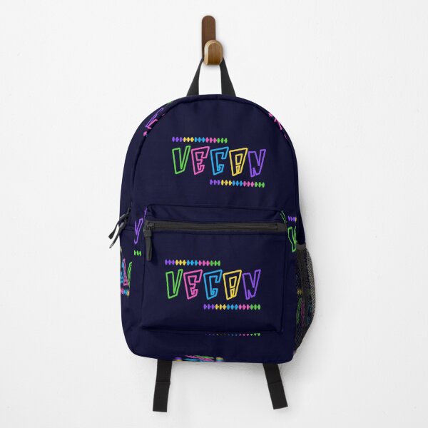 Vista previa del artículo con la obra «Vegano para los animales - Estilo de festival vegano brillante y divertido», diseñado y vendido por GreenSlate.