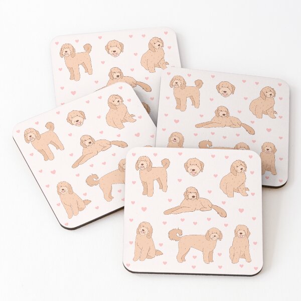 Item preview, Cute Golden doodle illustration pack  designed and sold by Yarafantasyart.