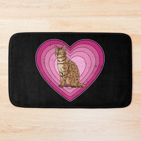 Item preview, Valentine’s Day Cat Vintage Retro Heart designed and sold by AnimalsSpace.