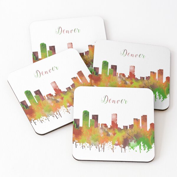 Artikelvorschau, Denver-Skyline entworfen und verkauft von Rosaliartbook.