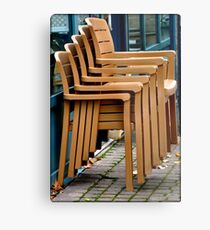 Stacked Metal Print