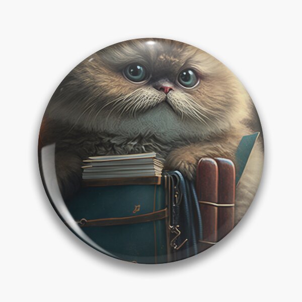 Item preview, Student Fluffy Cat designed and sold by SkillDesigner.