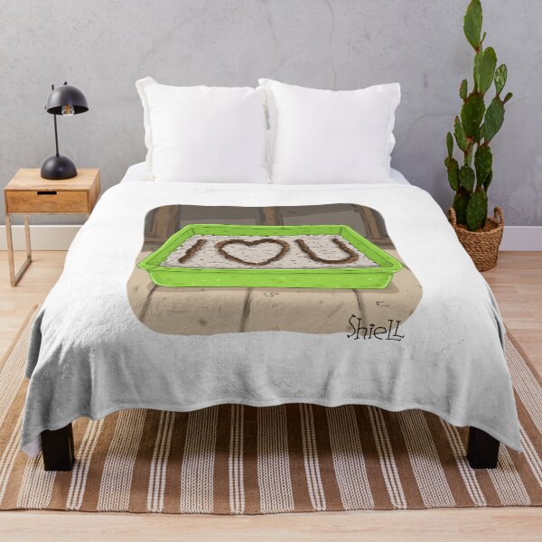 Item preview, I LOVE YOU LITTER BOX. designed and sold by wanderingmelon.