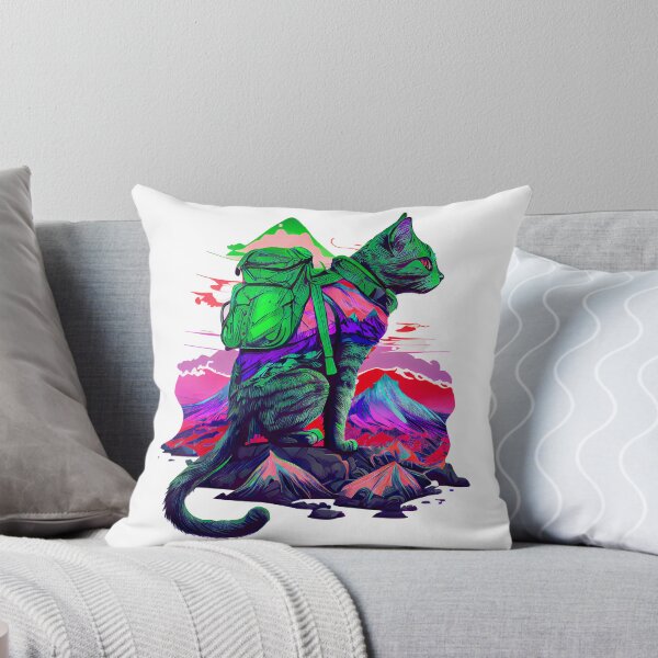 Item preview, gato viajero espacial designed and sold by ArtificialGenes.