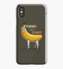 Bananas About Llamas! iPhone Case
