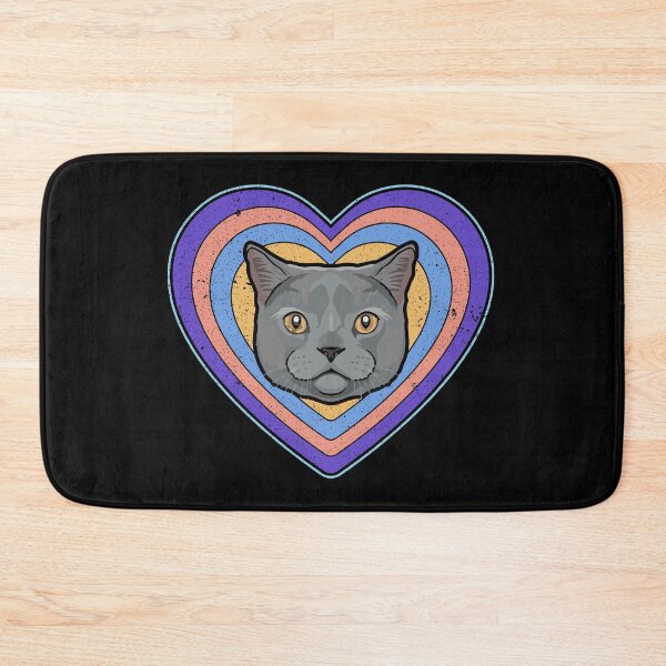 Item preview, Valentine’s Day Cat Vintage Retro Heart designed and sold by AnimalsSpace.
