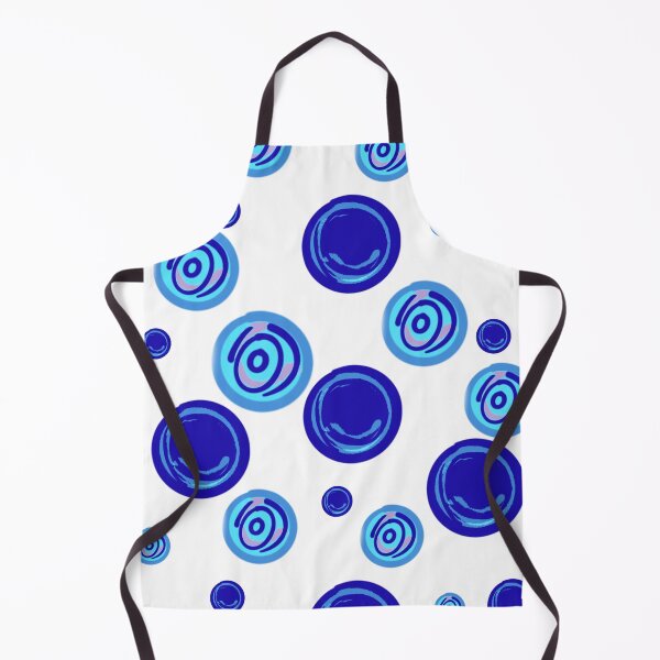 Item preview, Bright Blue Bauble Swirl - Pattern designed and sold by jolabrese.