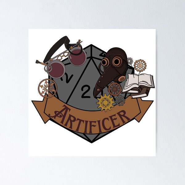 Item preview, Artificer D20 designed and sold by HumbleAStore.