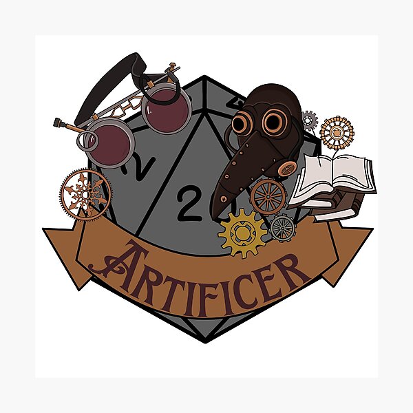 Item preview, Artificer D20 designed and sold by HumbleAStore.