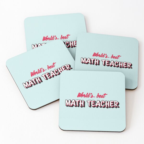 Item preview, Worlds Best Math Teacher designed and sold by DenverTees.