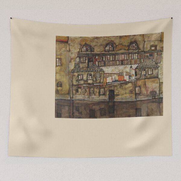 Item preview, Egon Schiele House Wall on the River designed and sold by TeeARTHY.