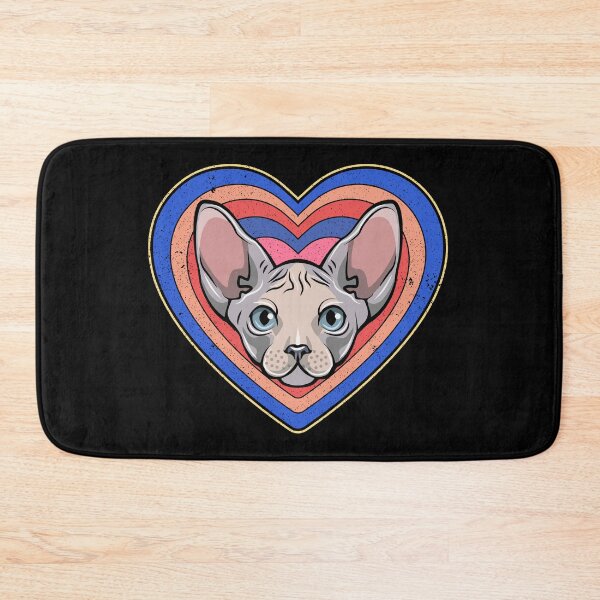 Item preview, Valentine’s Day Cat Vintage Retro Heart designed and sold by AnimalsSpace.