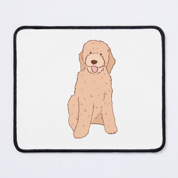Item preview, Cute golden doodle illustration  designed and sold by Yarafantasyart.