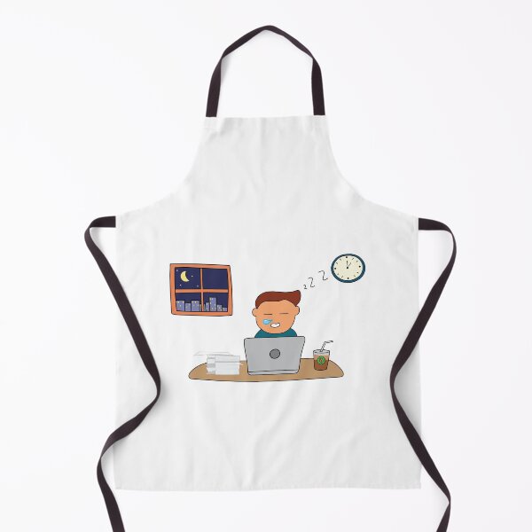 Item preview, cute sleepy worker designed and sold by wordspotrayal.