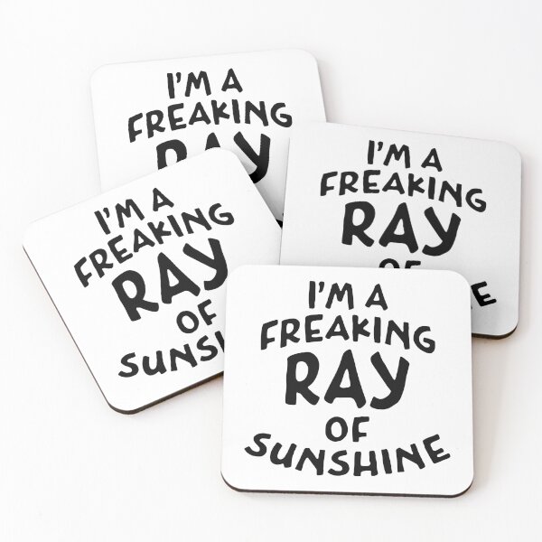 Item preview, I'm A Freaking Ray Of Sunshine - Black Text designed and sold by Whimsical  Thinker.