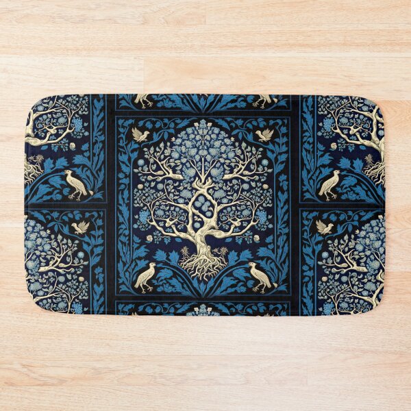 Item preview, Tree of life in blue designed and sold by FlatLandPrints.