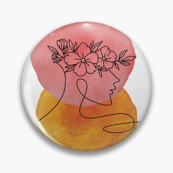 Item preview,  A Face in Orange and Pink Colors designed and sold by AEcreativity.