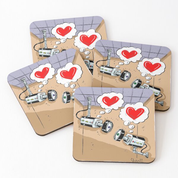 Item preview, Felices cámaras de circuito cerrado de televisión de San Valentín. Un regalo divertido para San Valentín. designed and sold by wanderingmelon.