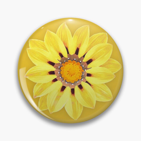 Item preview, African Daisy / Gazania Mustard Yellow designed and sold by Marymarice.