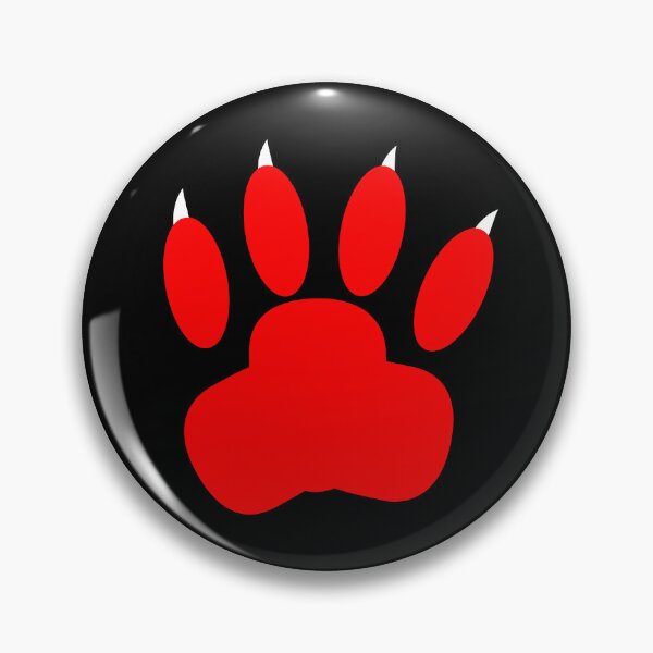 Item preview, Red Claw (Sweet Animal Paw Logo) designed and sold by LEOEXPRESS.