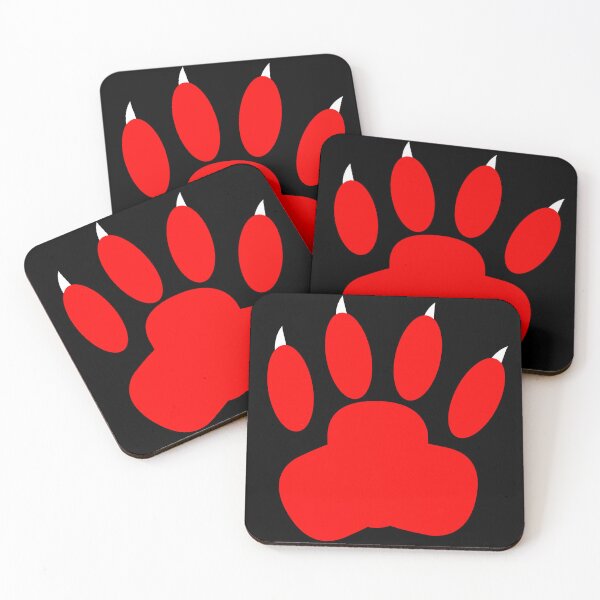 Item preview, Red Claw (Sweet Animal Paw Logo) designed and sold by LEOEXPRESS.