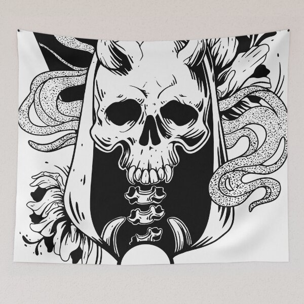 Item preview, The horned skull designed and sold by Toma-ire.
